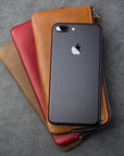 Qialino Leather hand bag for iPhone