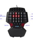 Pro-Gamer One handed Backlit Keyboard